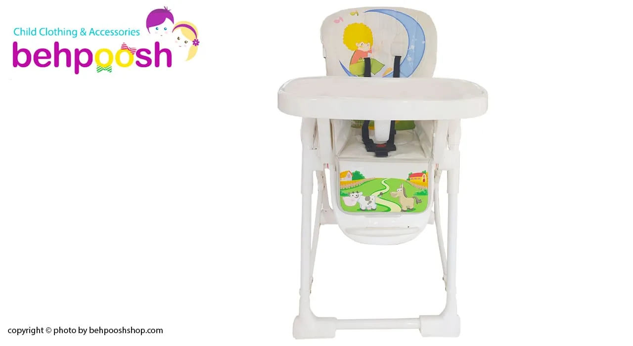 صندلی غذای کودک طرح پسرک پايه جديد زویه Zooye