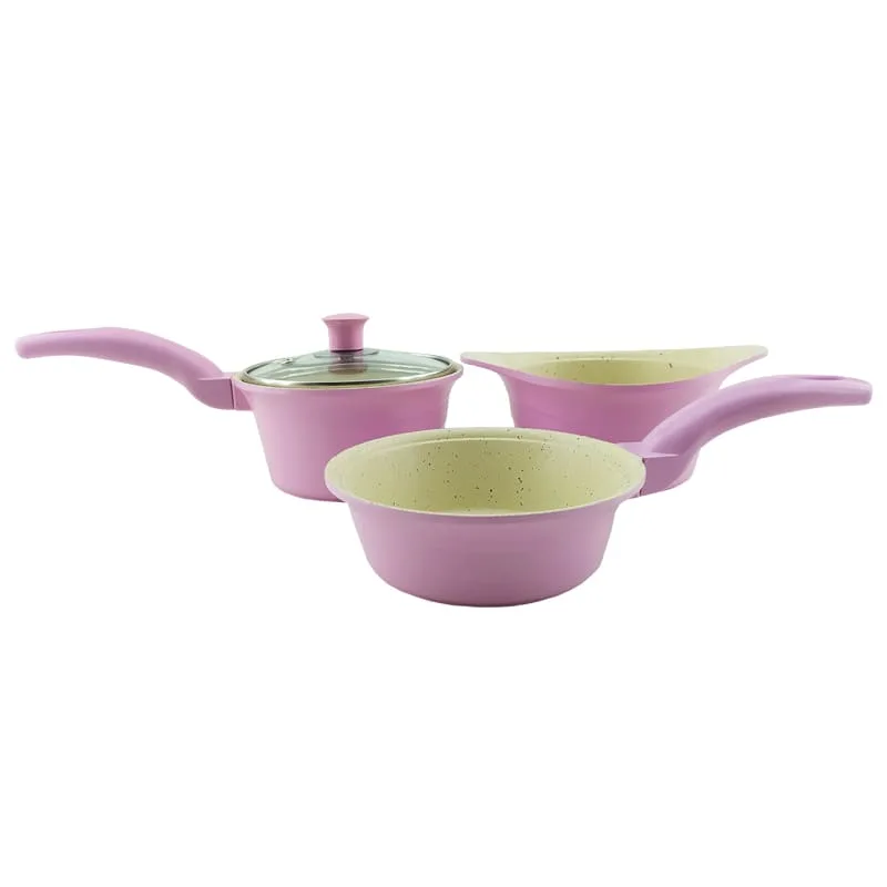 36520سرویس قابلمه چدن گرانیتی عروس مدل دیاکو Aroos