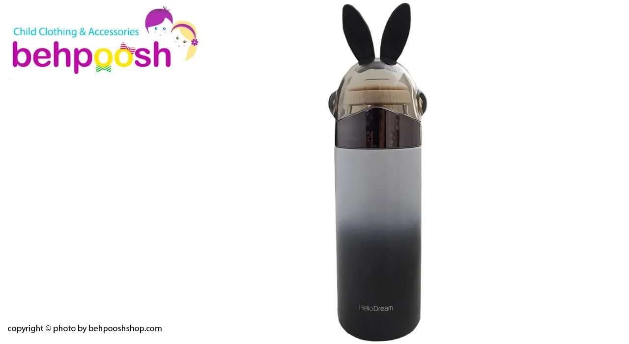 فلاسک استیل کودک طرح خرگوش Hello Dream