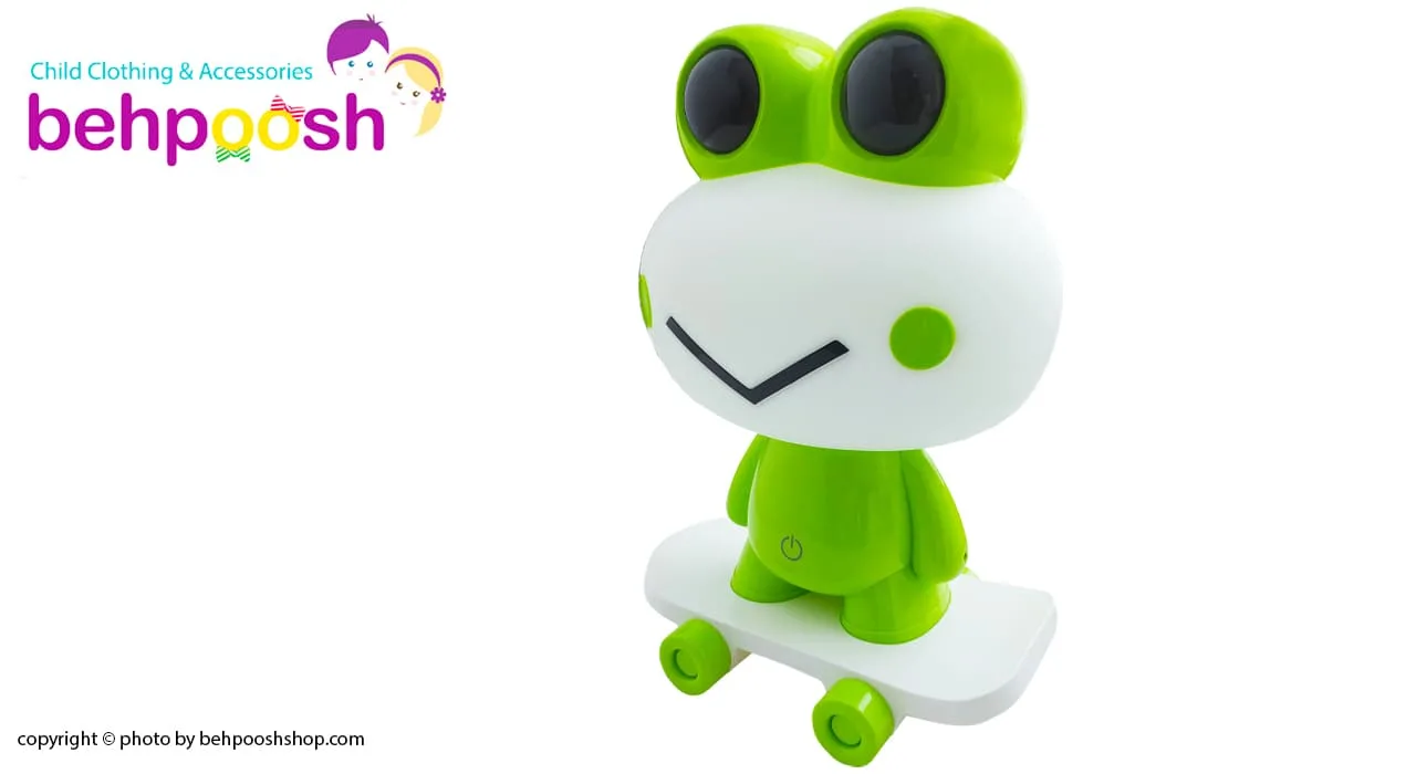 چراغ خواب کودک شارژی پاندا اسکیت سوار