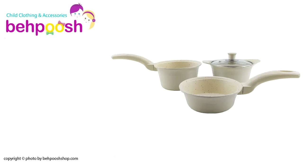 سرویس قابلمه چدن گرانیتی عروس مدل دیاکو Aroos