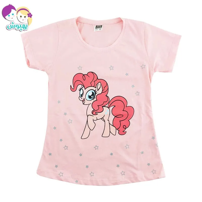 ست تیشرت شلوار دخترانه پونی ستاره دار Baby gap