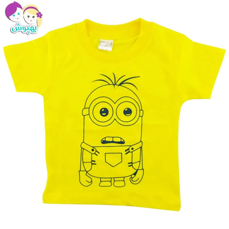 ست تیشرت شلوارک بچگانه طرح مینیون Anil
