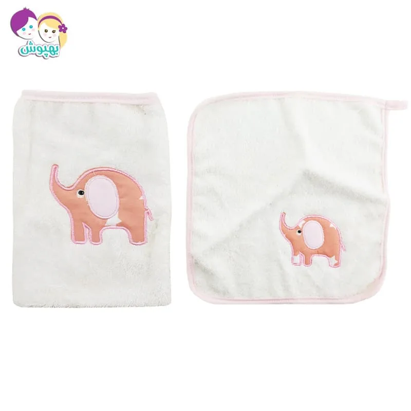 ست حوله تن پوش بچگانه فیل و گنجشک Mothercare