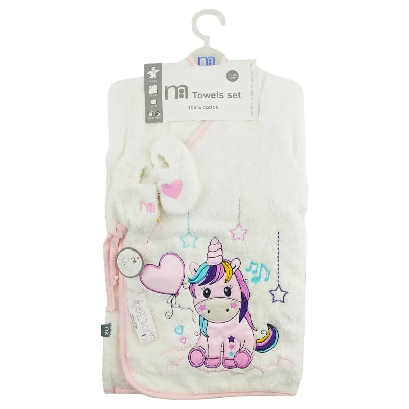 ست حوله تن پوش بچگانه فیل و گنجشک Mothercare