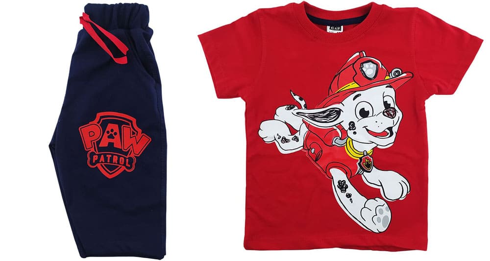 تیشرت یقه گرد و شلوارک پسرانه سگهای نگهبان Baby gap تیشرت یقه گرد و شلوارک پسرانه سگهای نگهبان Baby gap