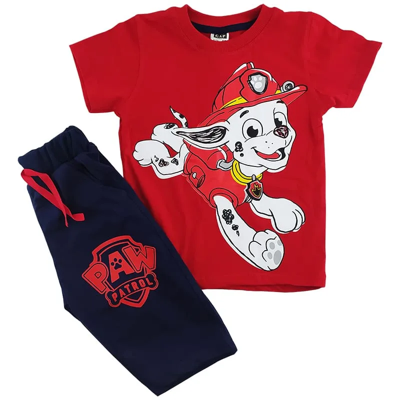 تیشرت یقه گرد و شلوارک پسرانه سگهای نگهبان Baby gap