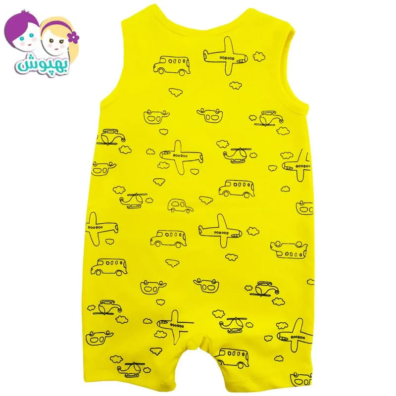 سرهم رامپر نخی بچگانه طرح هواپیما Baby gap