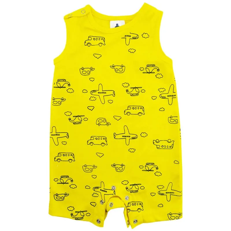 سرهم رامپر نخی بچگانه طرح هواپیما Baby gap