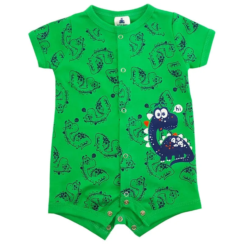 سرهم (رامپر) آستین کوتاه پسرانه طرح دایناسور  Baby gap