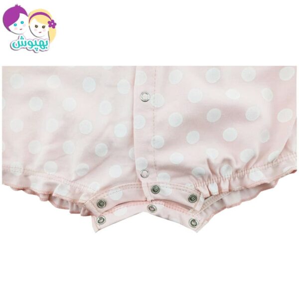 سرهم دخترانه (رامپر) نخی آستین کوتاه رنگین کمان Baby gap