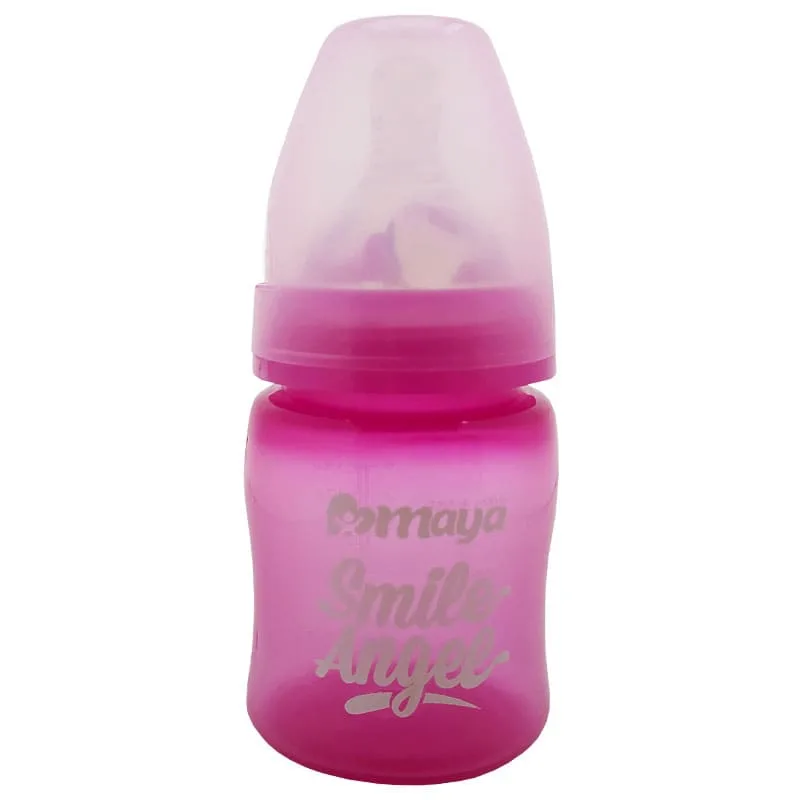 شیشه شیر دهانه عریض 150 میل مایا Maya