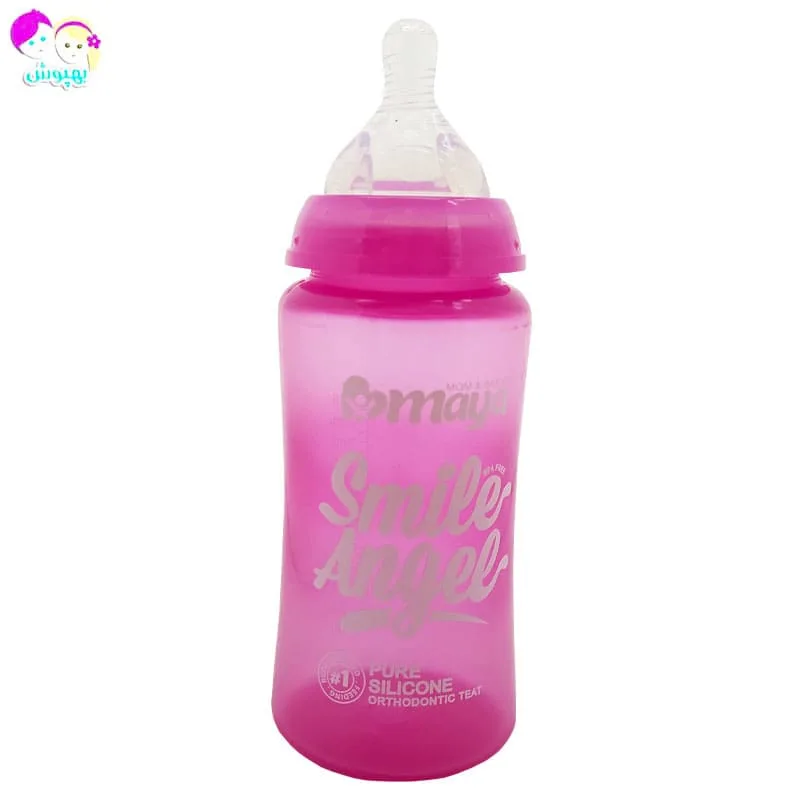 شیشه شیر دهانه عریض 300 میل مایا Maya