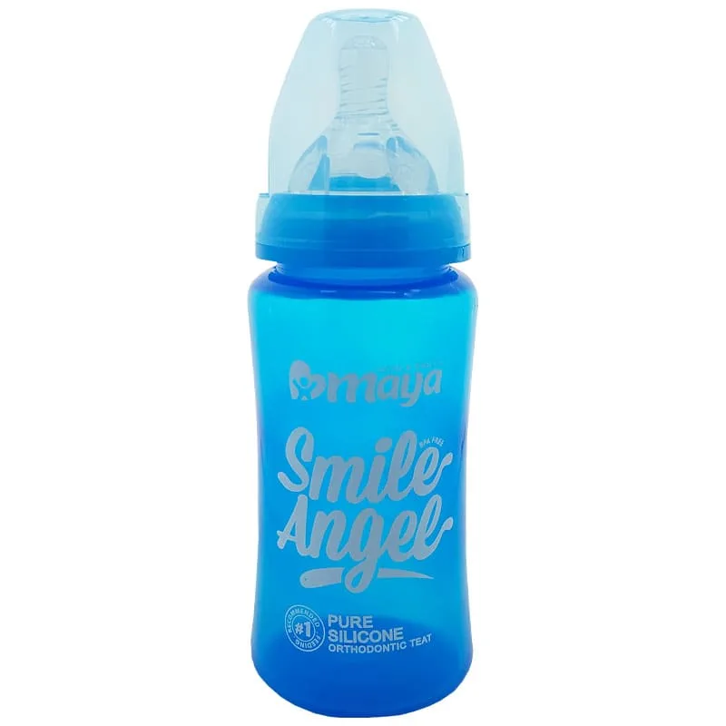 شیشه شیر دهانه عریض 300 میل مایا Maya