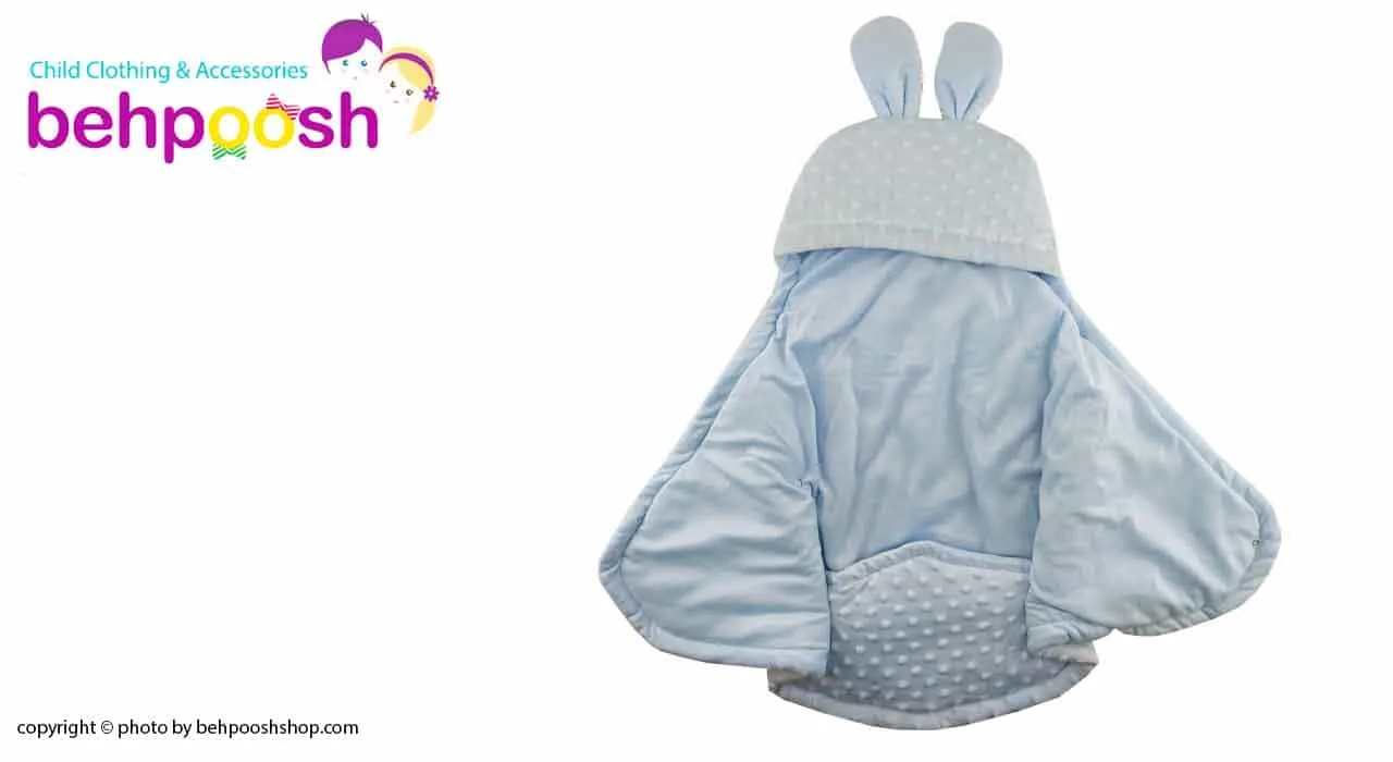 قنداق فرنگی دکمه ای کلاه دار طرح خرس Ouldooz bebek