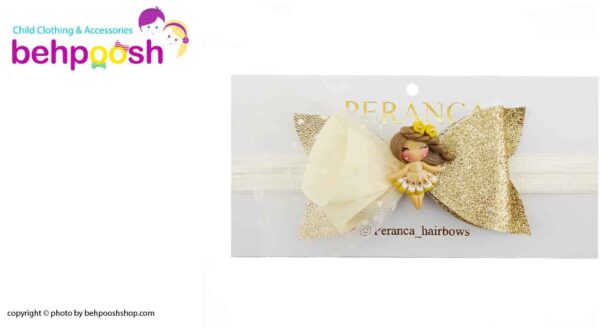 هدبند توری پاپیونی دخترانه عروسکی Perance hairbows