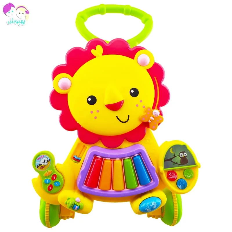 واکر کودک موزیکال طرح شیر Baby first