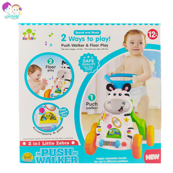 واکر کودک موزیکال طرح گاو  Sunlike