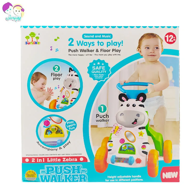 واکر کودک موزیکال طرح گاو  Sunlike