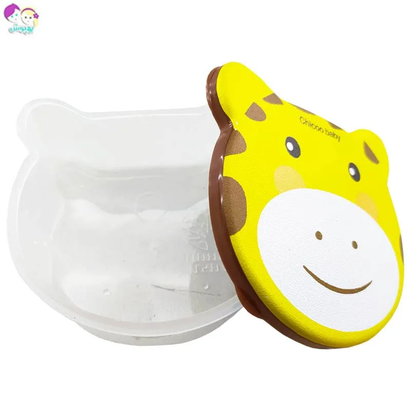 ظرف غذای کودک چهار تکه طرح زرافه چیکو  Chicoo Baby