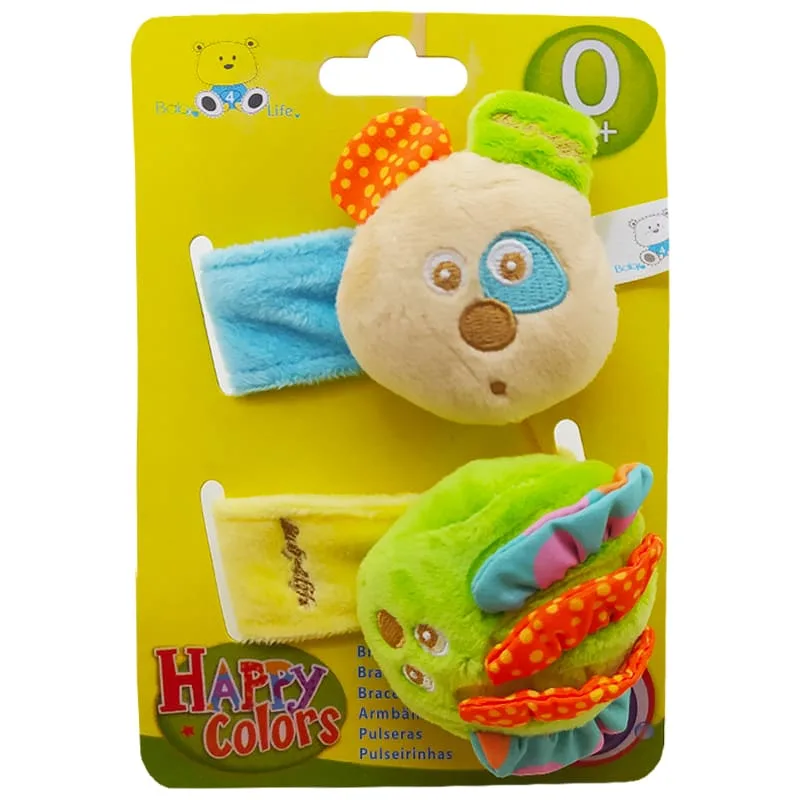 مچ بند جغجغه ای خرس و جوجه تیغی Baby4Life