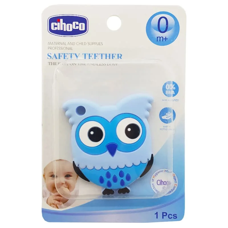 دندان گیر سیلیکونی طرح جغد چیوکو Chioco