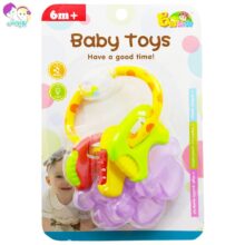 دندان گیر جغجغه ای طرح کلید Baby Toys1