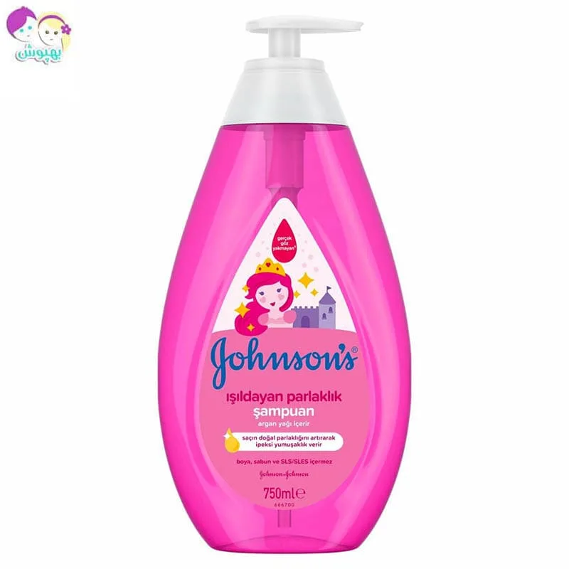 شامپو سر براق کننده جانسون با روغن آرگان Johnsons