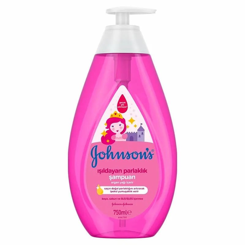 شامپو سر براق کننده جانسون با روغن آرگان Johnsons