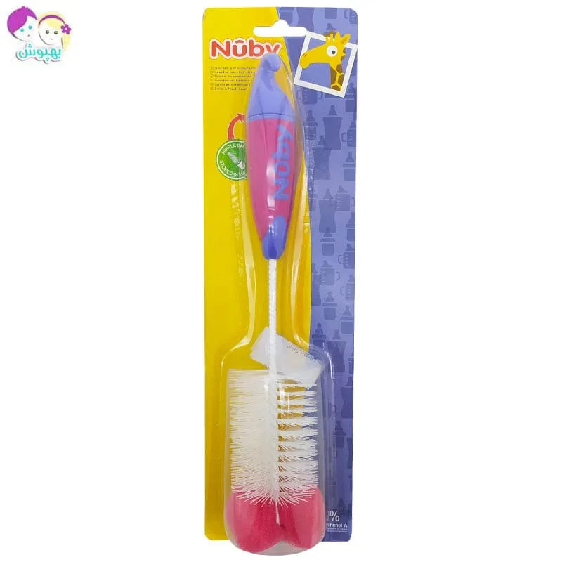 برس شیشه شور آویز دار ابر دار نوبی Nuby