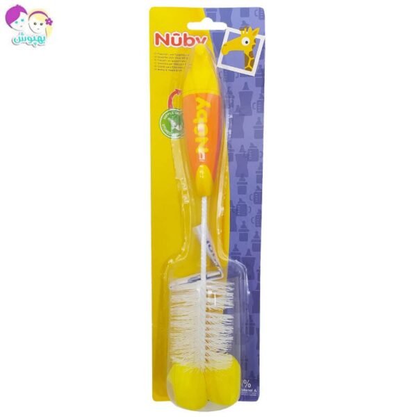 برس شیشه شور آویز دار ابر دار نوبی Nuby