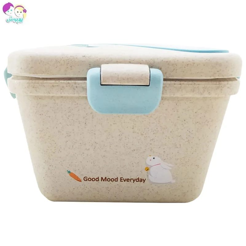 ظرف غذاخوری کودک گیاهی سه تکه