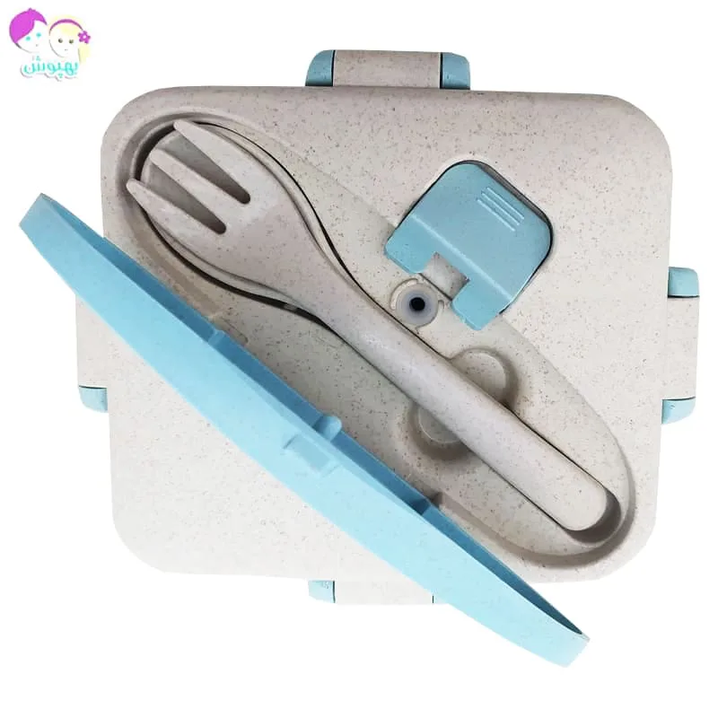 ظرف غذاخوری کودک گیاهی سه تکه