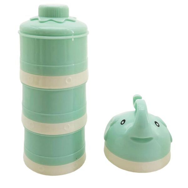 ظرف غذاخوری کودک گیاهی سه تکه