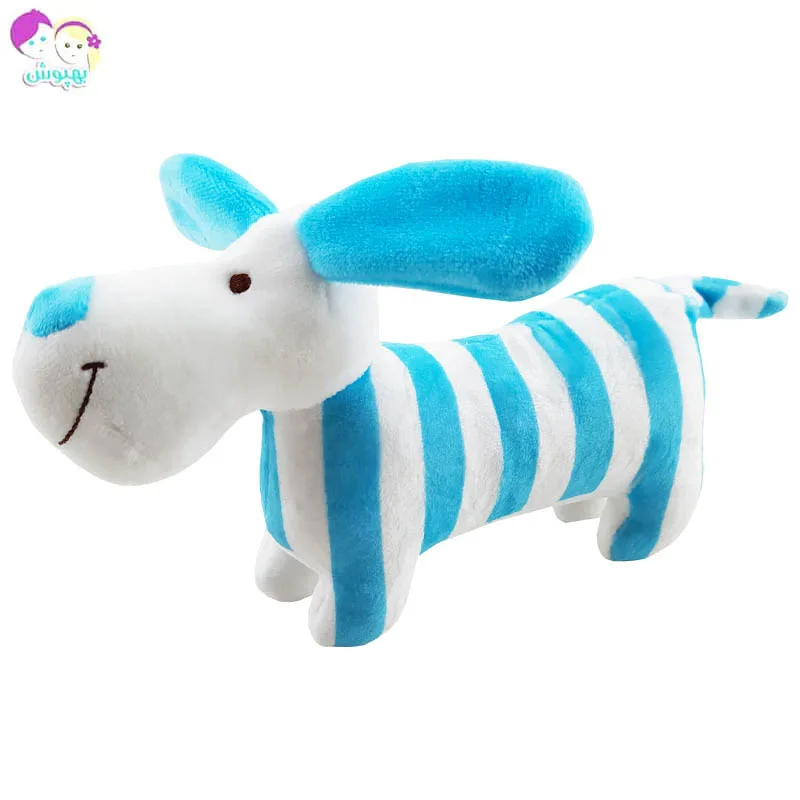 جغجغه بچگانه طرح سگ راه راه Shima