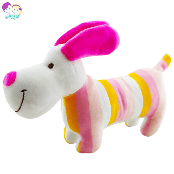 جغجغه بچگانه طرح سگ راه راه Shima