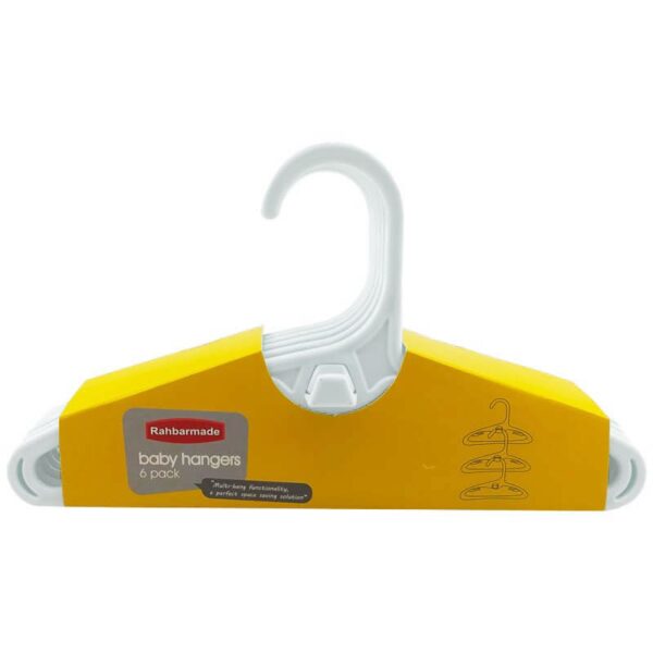 چوب لباسی 6 تایی پلاستیکی  Rahbarmode