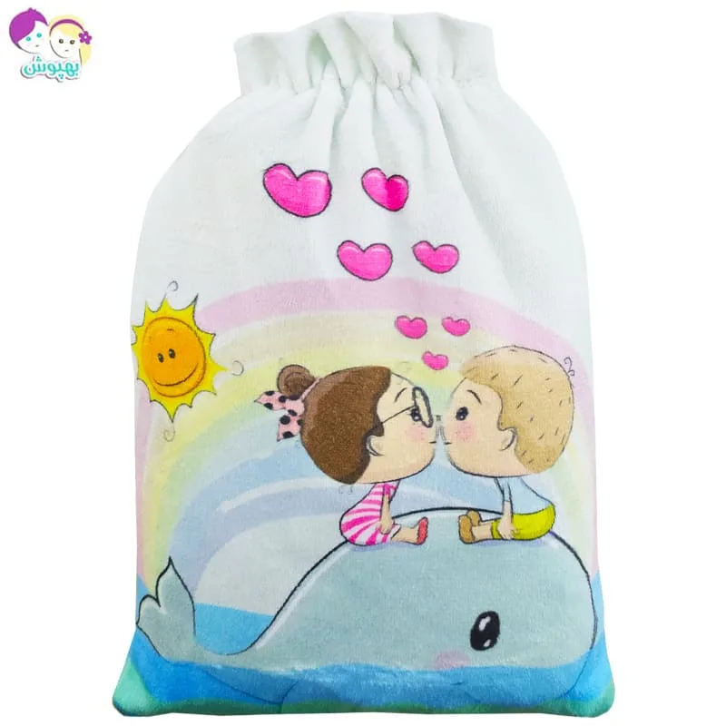 کیسه آب و کمپرس سرد و گرم طرح دختر پسر چیکو Chicoo