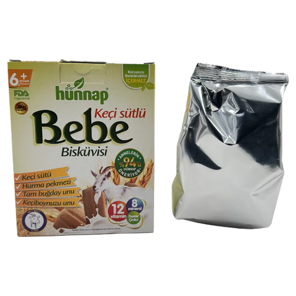 بیسکوئیت کودک با شیر بز هوناپ Hunnap