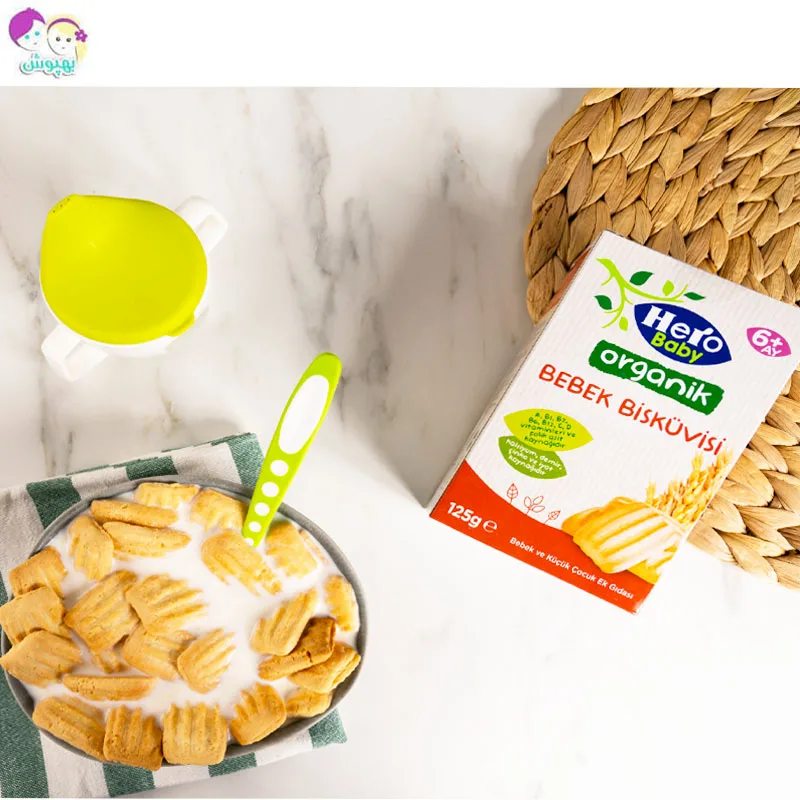 بیسکوئیت ارگانیک کودک هیرو بی بی Hero baby