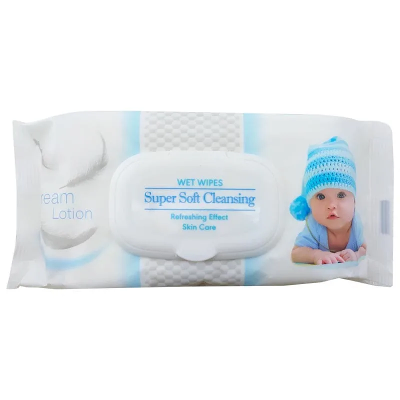 دستمال مرطوب کودک 60 عددی دلفین  Dolfin