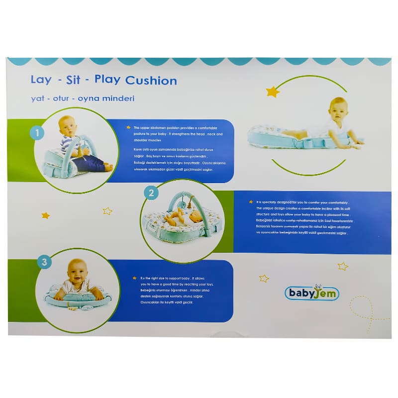 تشک بازی کودک سه کاره بی بی جم Babyjem