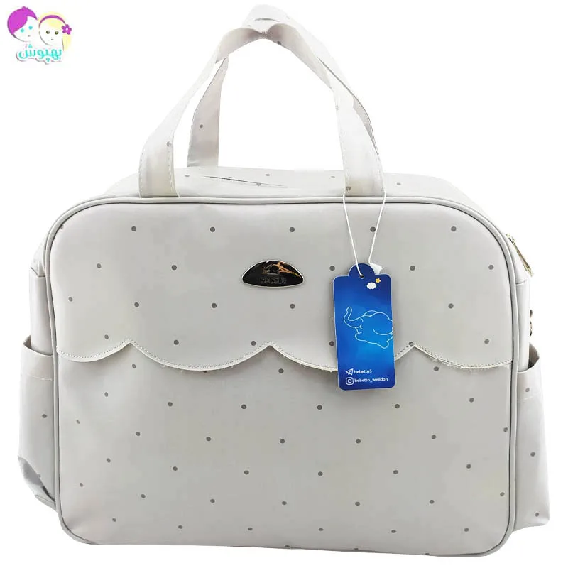 ساک لوازم کودک چرمی خالدار Bebetto