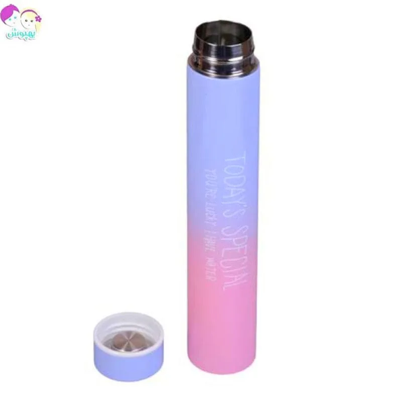 فلاسک استیل دو رنگ باریک Todays Special