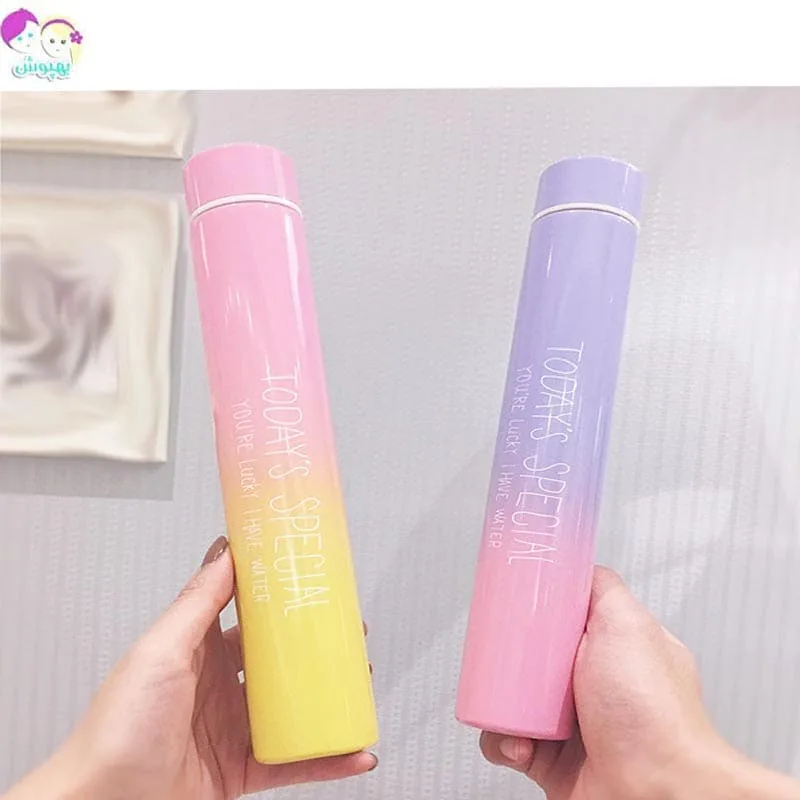 فلاسک استیل دو رنگ باریک Todays Special