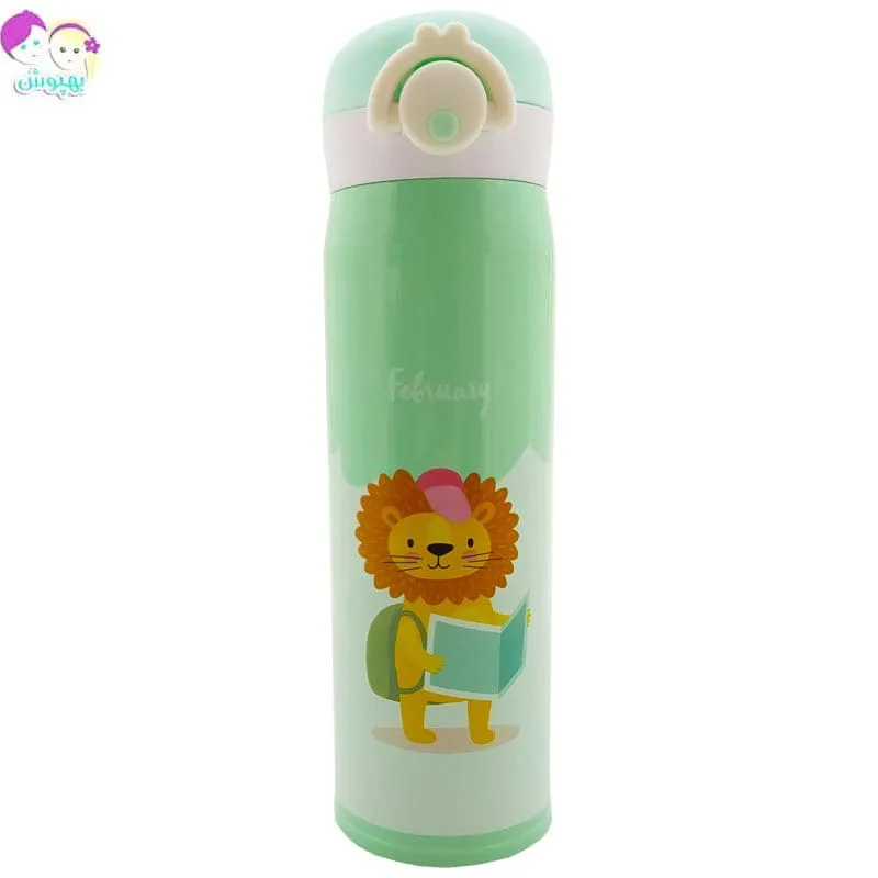 فلاسک استیل کودک طرح خرس توریست