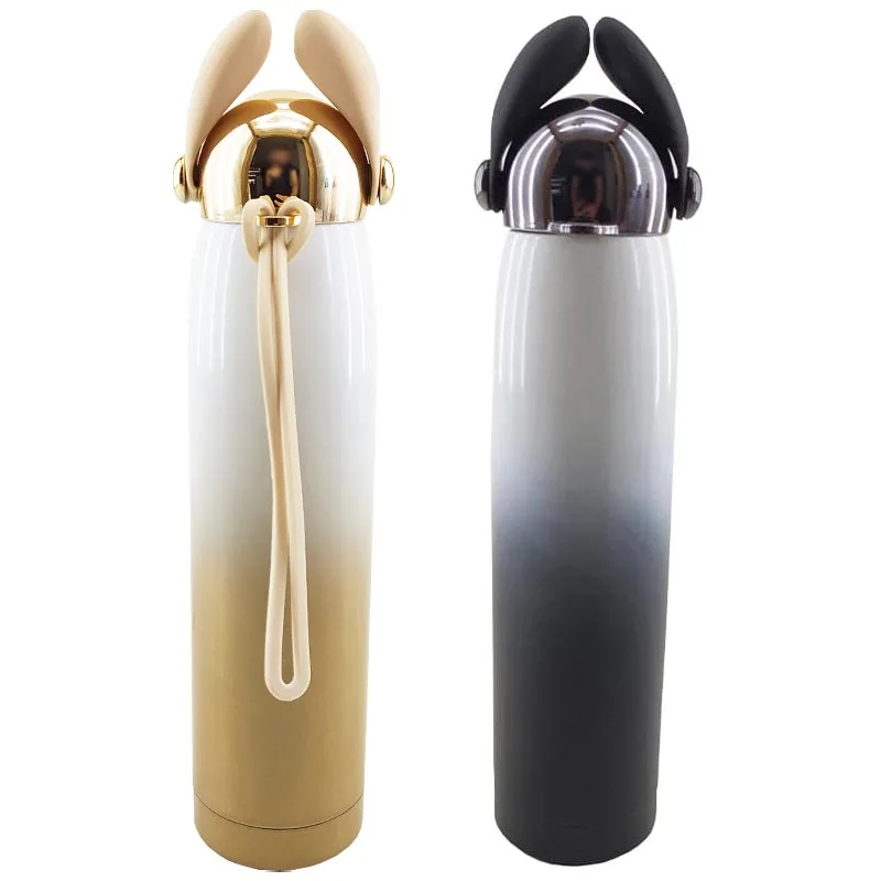 فلاسک استیل طرح گوشدار