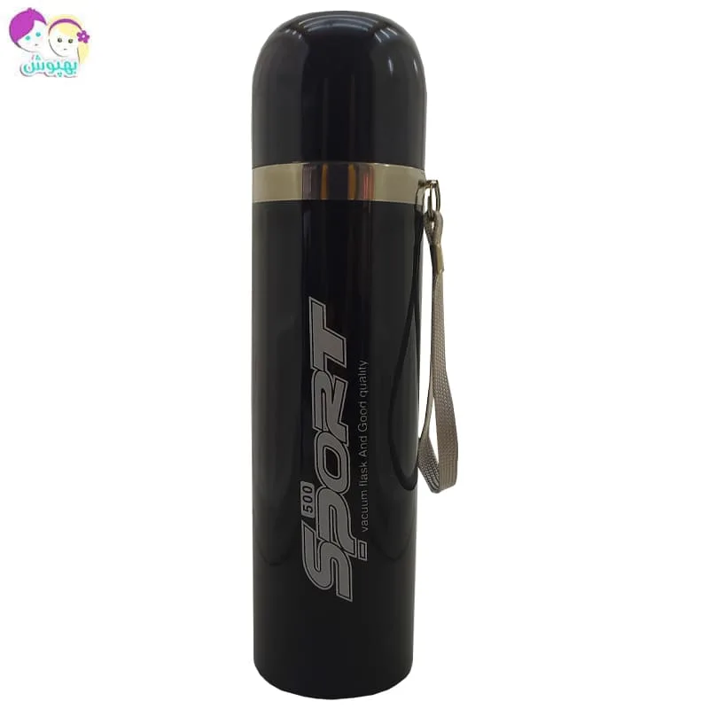 فلاسک استیل طرح گوشدار