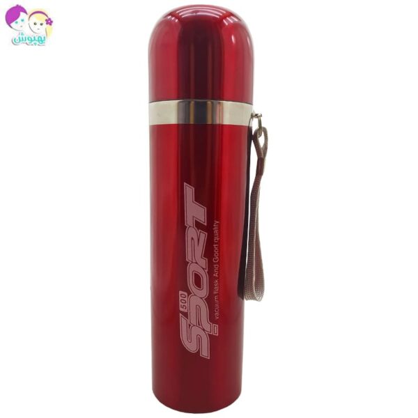 فلاسک استیل طرح گوشدار