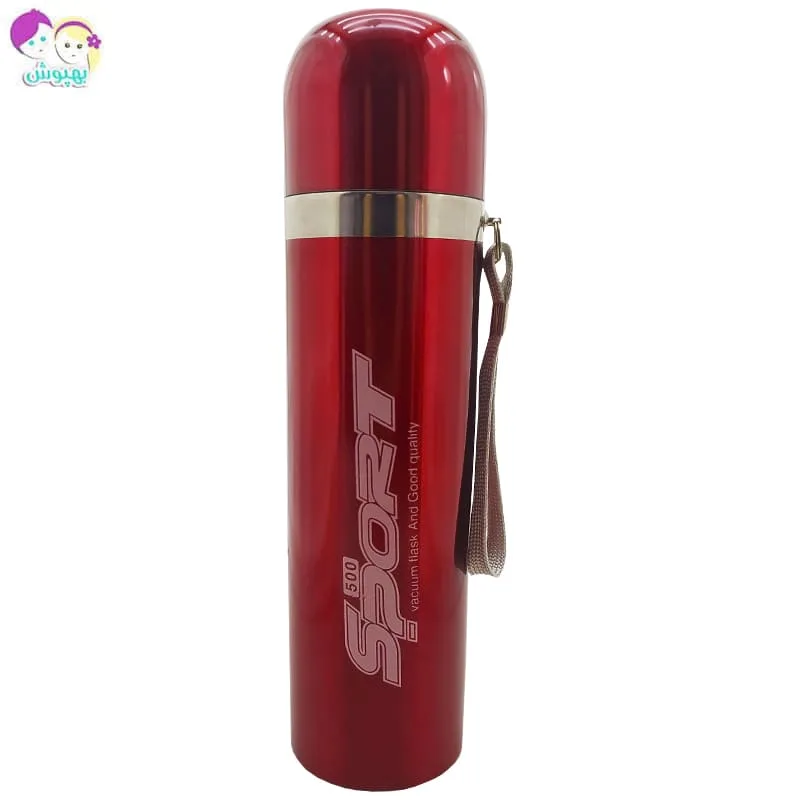 فلاسک استیل طرح گوشدار